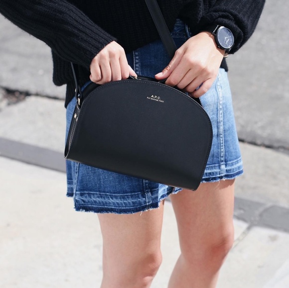 A.P.C. Handbags - APC Half Moon Bag